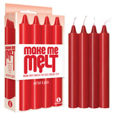 Make Me Melt Drip Candles Sex wax - Red
